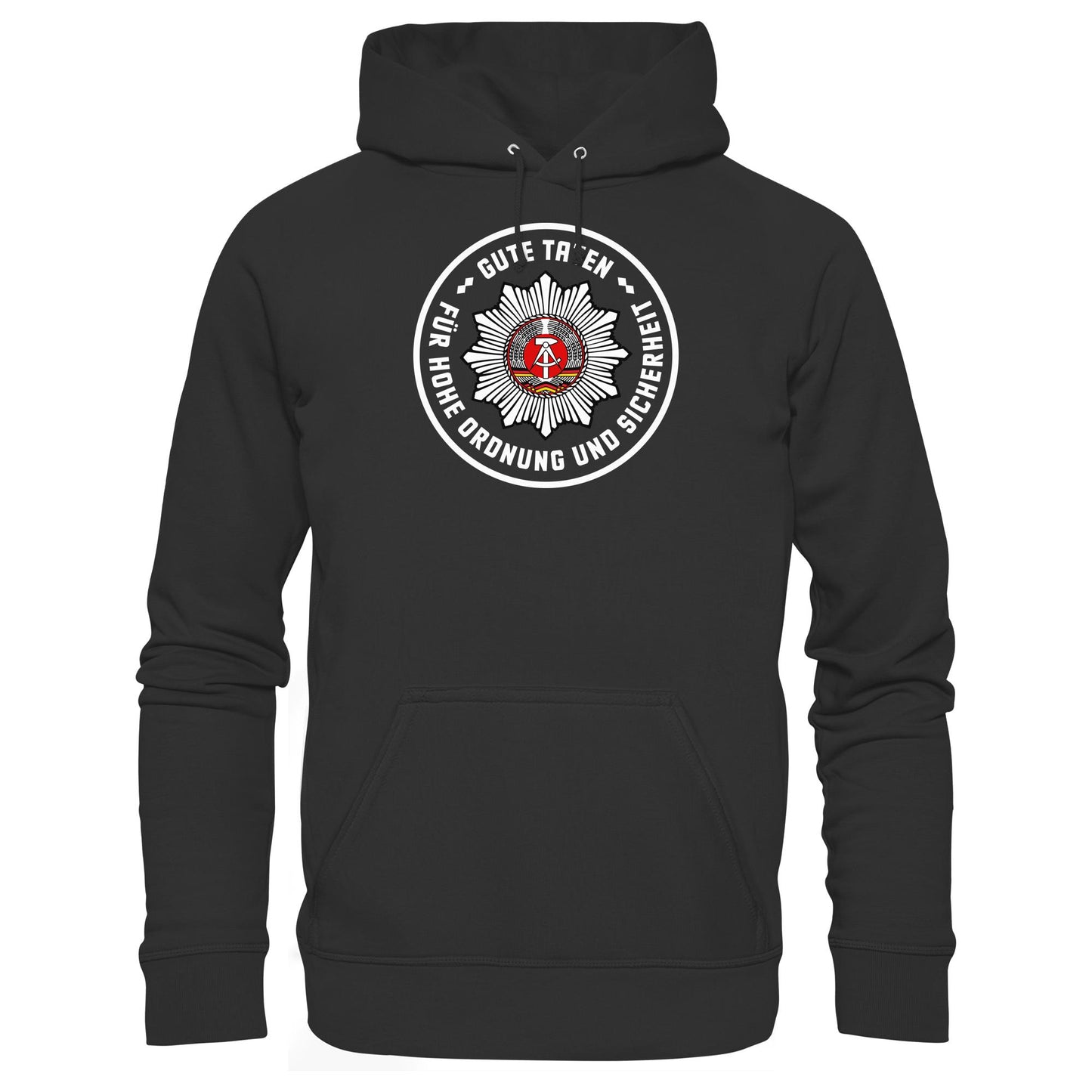 DDR Ostalgie Kapuze / Hoodie Unisex • ABZEICHEN VOLKSPOLIZEI FÜR JUNGE PIONIERE
