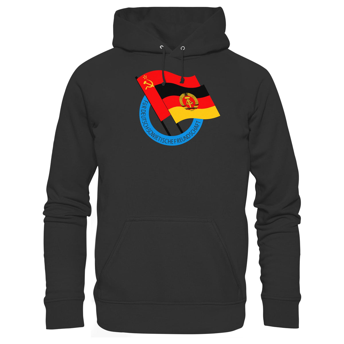 DDR Ostalgie Kapuze / Hoodie Unisex • DEUTSCH SOWJETISCHE FREUNDSCHAFT