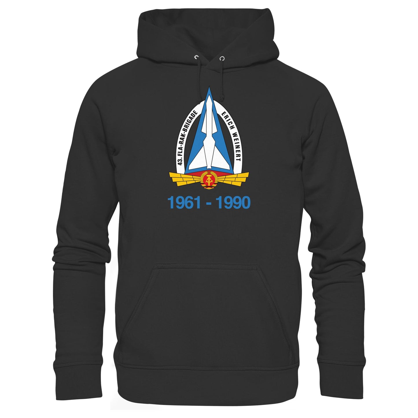 DDR Ostalgie Kapuze / Hoodie Unisex • 43. FLA-RAK-BRIGADE ERICH WEINERT