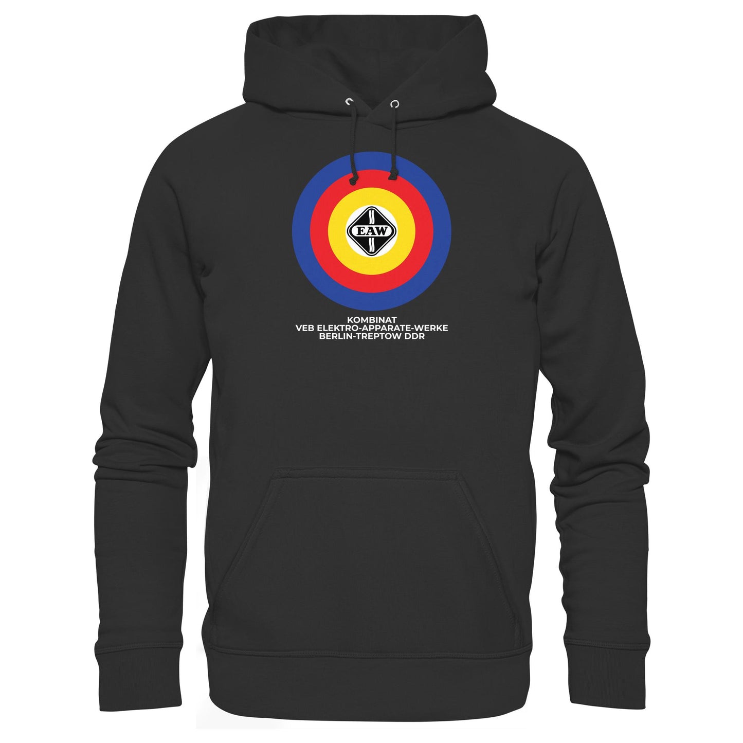 DDR Ostalgie Kapuze / Hoodie Unisex • VEB ELEKTRO-APPARATE-WERKE BERLIN-TREPTOW