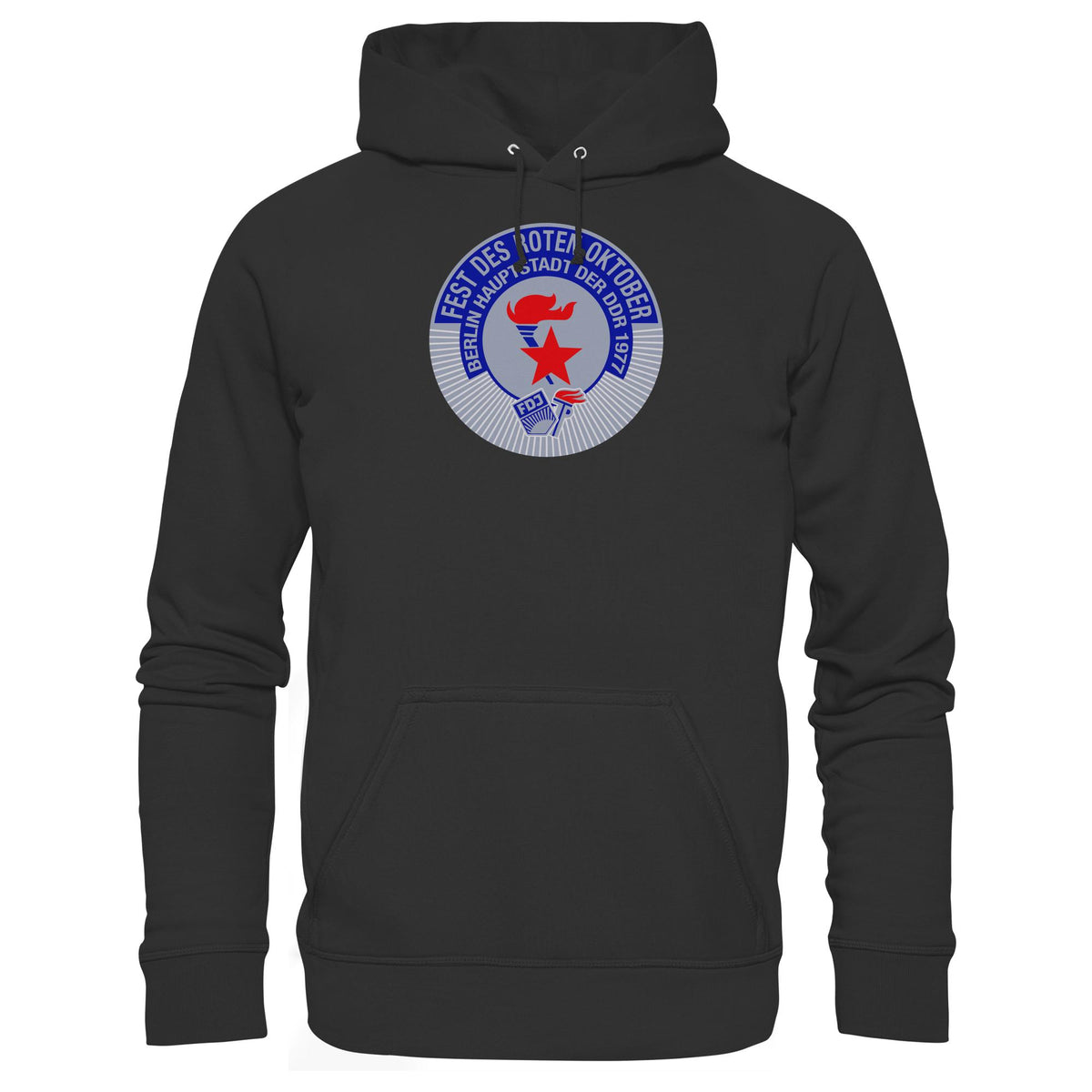 DDR Ostalgie Kapuze / Hoodie Unisex • FEST DES ROTEN OKTOBER 1977