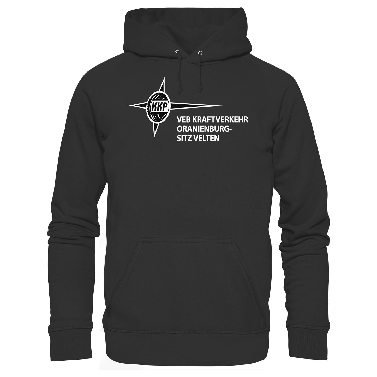 DDR Ostalgie Kapuze / Hoodie Unisex • VEB KRAFTVERKEHR ORANIENBURG