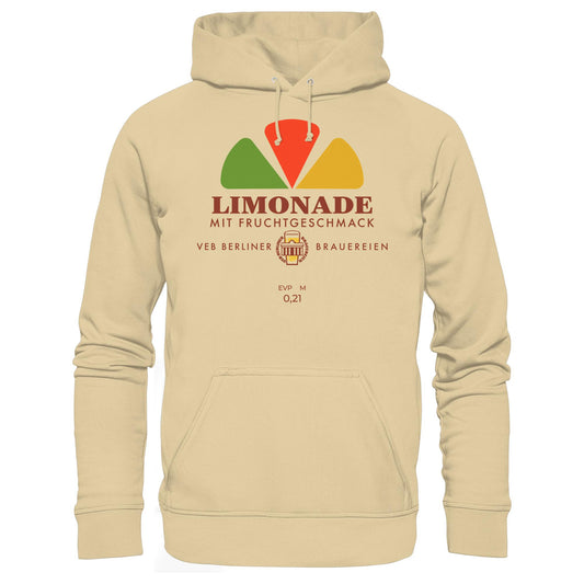 DDR Ostalgie Kapuze / Hoodie Unisex • VEB BERLINER BRAUEREIEN - LIMONADE