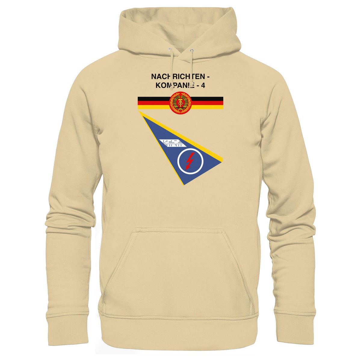 DDR Ostalgie Kapuze / Hoodie Unisex • NVA - NACHRICHTENKOMPANIE 4