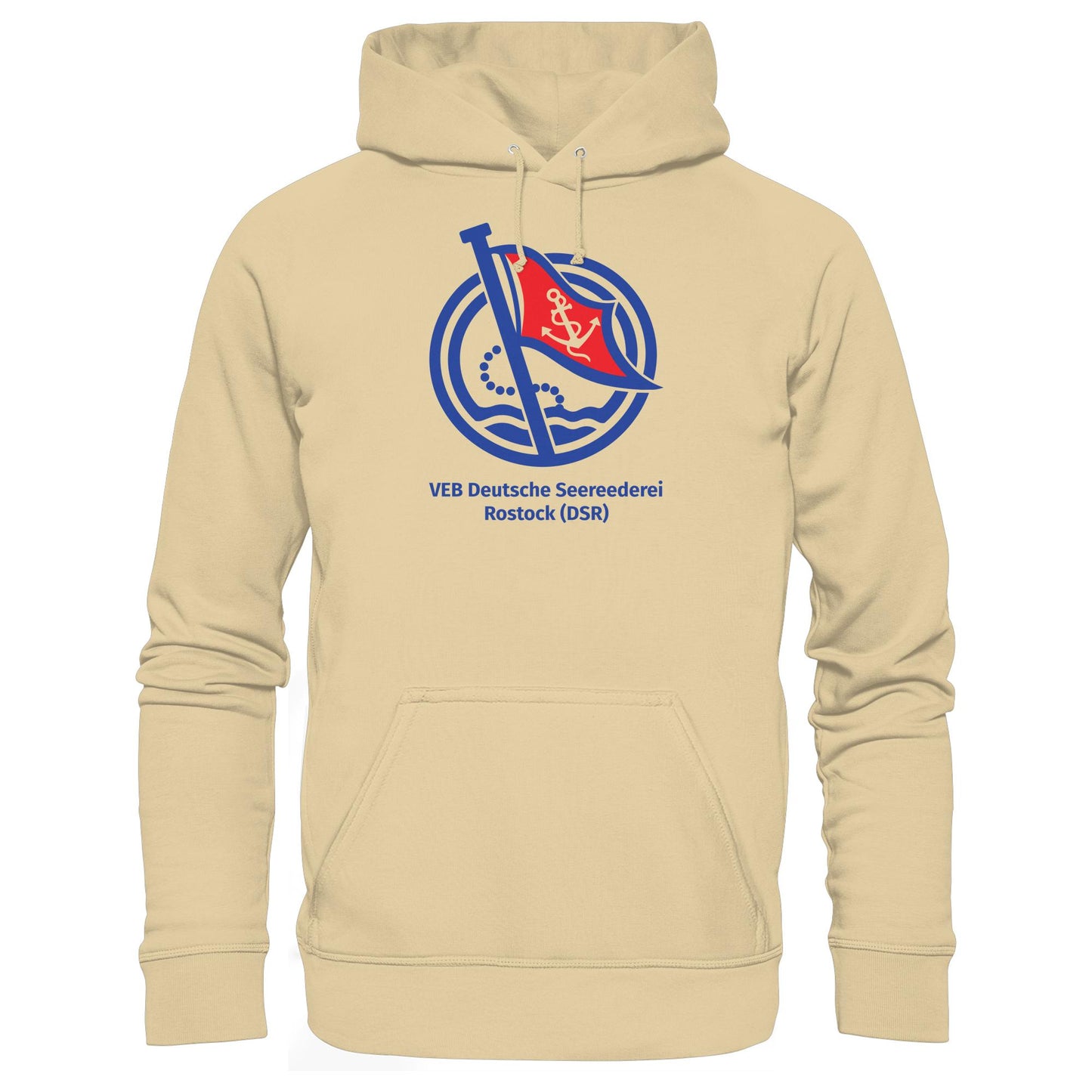 DDR Ostalgie Kapuze / Hoodie Unisex • VEB DEUTSCHE SEEREEDEREI ROSTOCK (DSR)