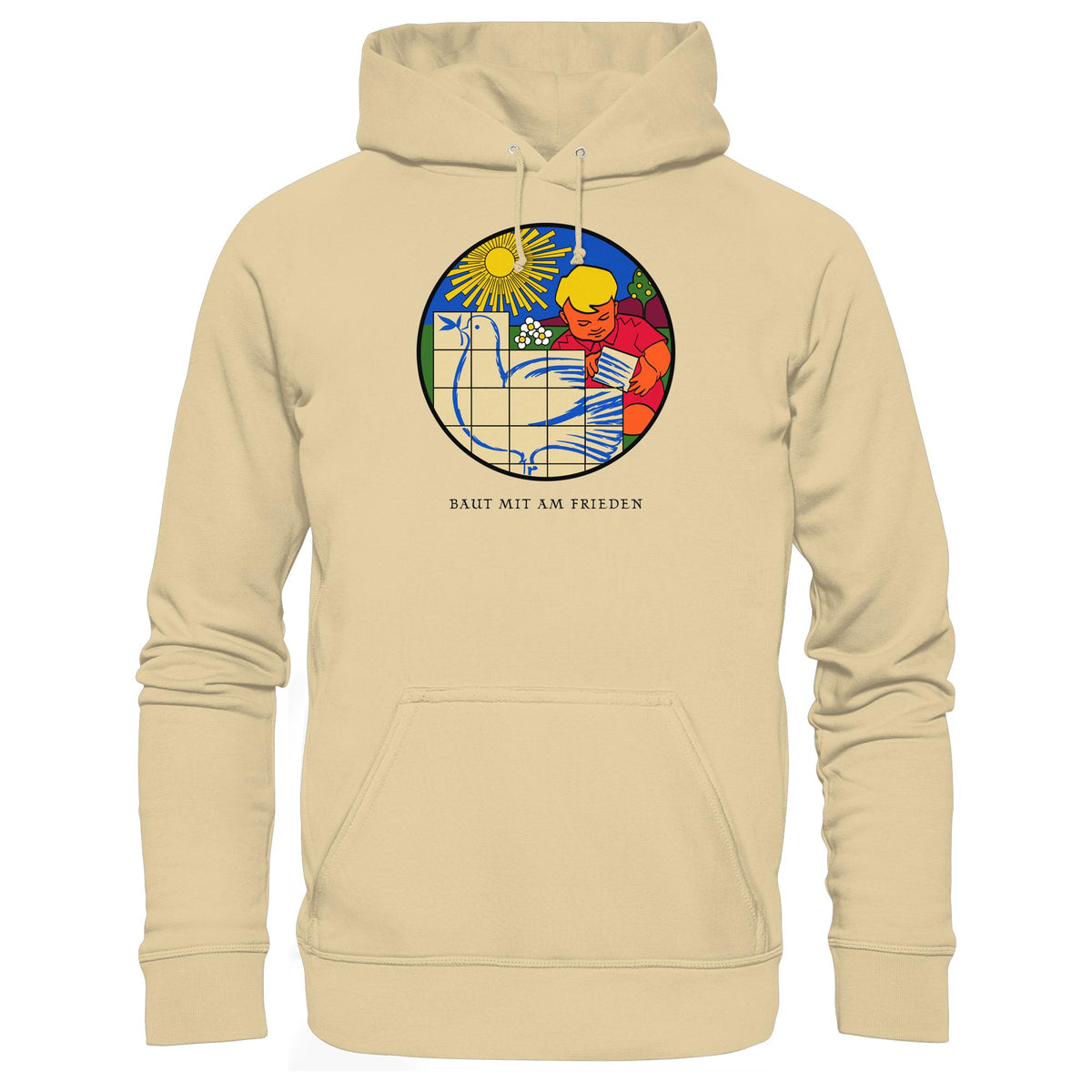 BAUT MIT AM FRIEDEN | DDR Ostalgie Kapuze / Hoodie Unisex