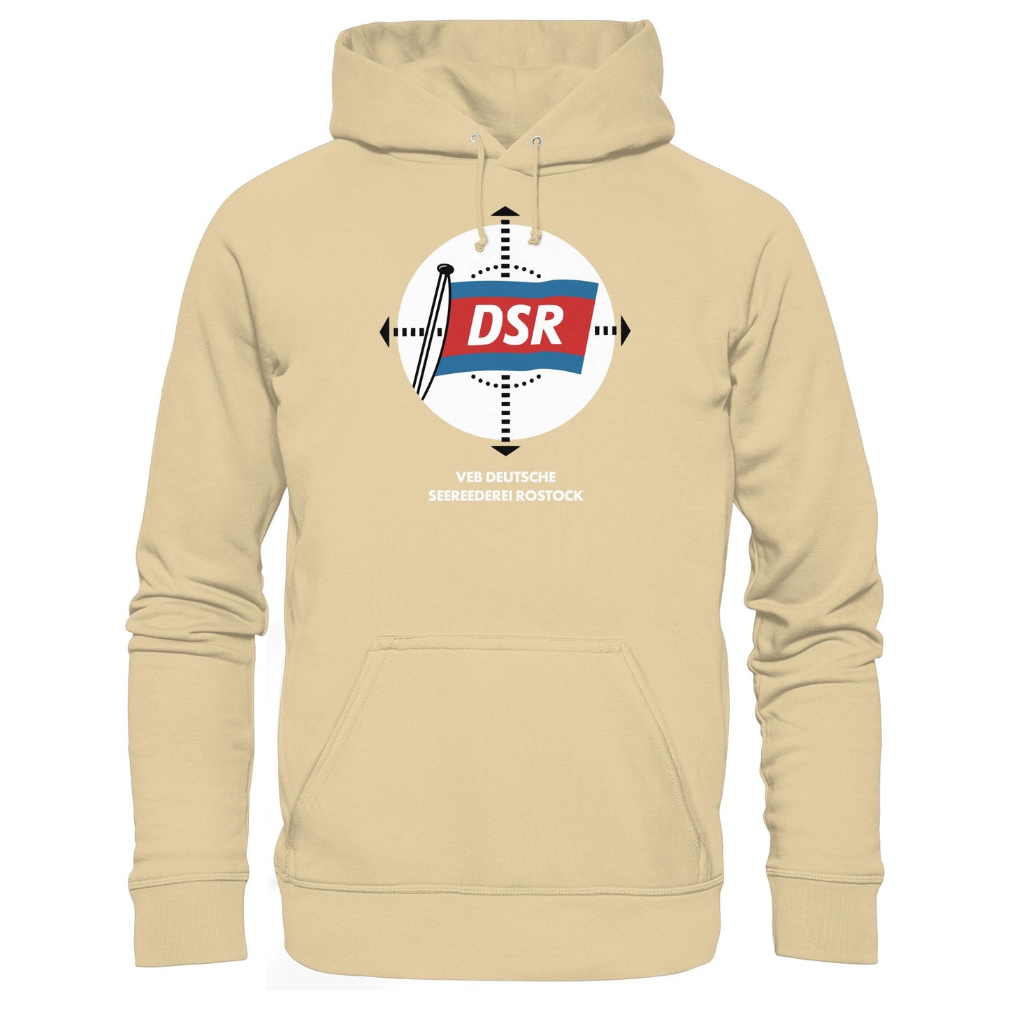 DDR Ostalgie Kapuze / Hoodie Unisex • DSR - VEB DEUTSCHE SEEREEDEREI ROSTOCK