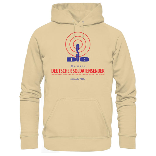 DDR Ostalgie Kapuze / Hoodie Unisex • DEUTSCHER SOLDATENSENDER BERLIN