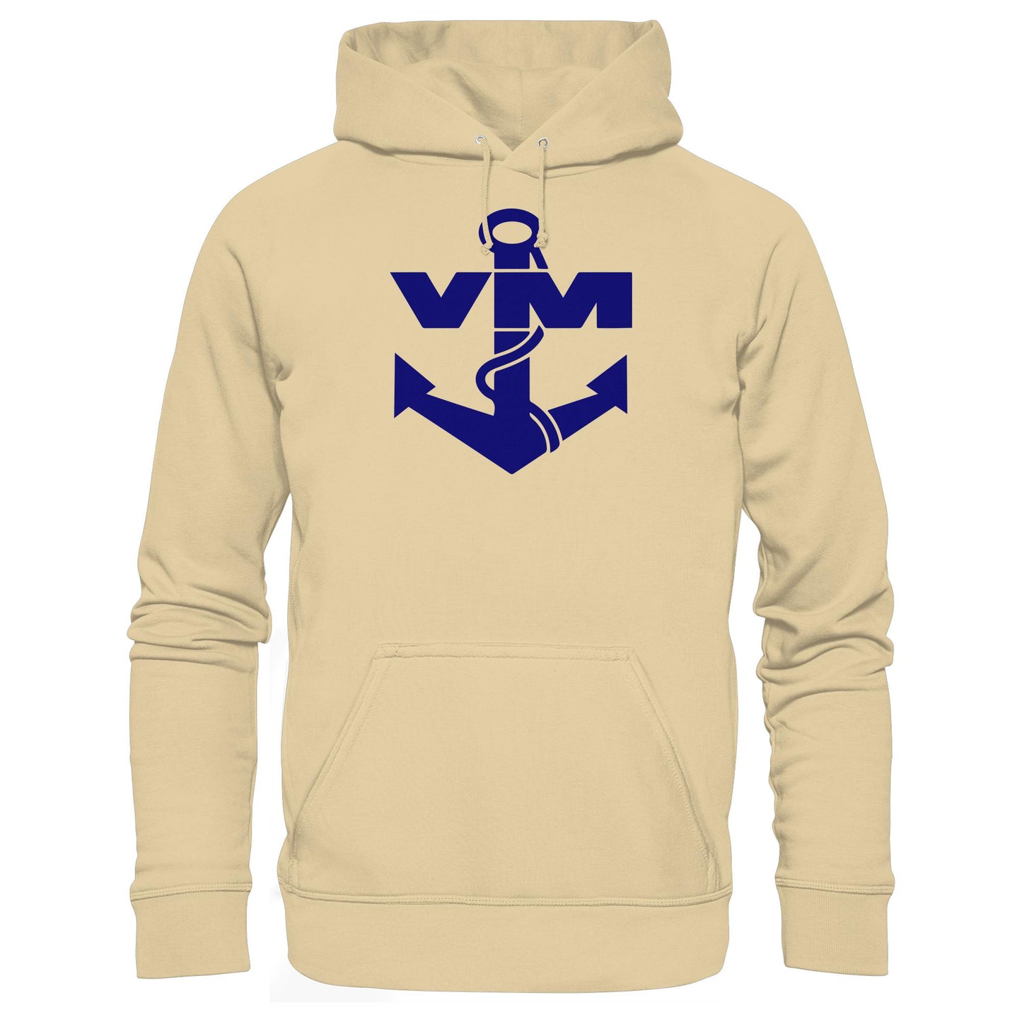 DDR Ostalgie Kapuze / Hoodie Unisex • NVA EMBLEM - VOLKSMARINE SEESTREITKRÄFTE - BRUST