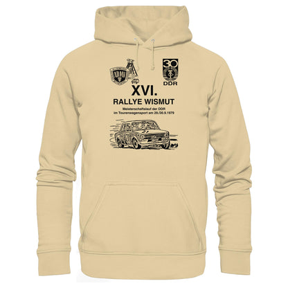 DDR Ostalgie Kapuze / Hoodie Unisex • 16. RALLYE WISMUT, MEISTERSCHAFTSLAUF DER DDR - 1979