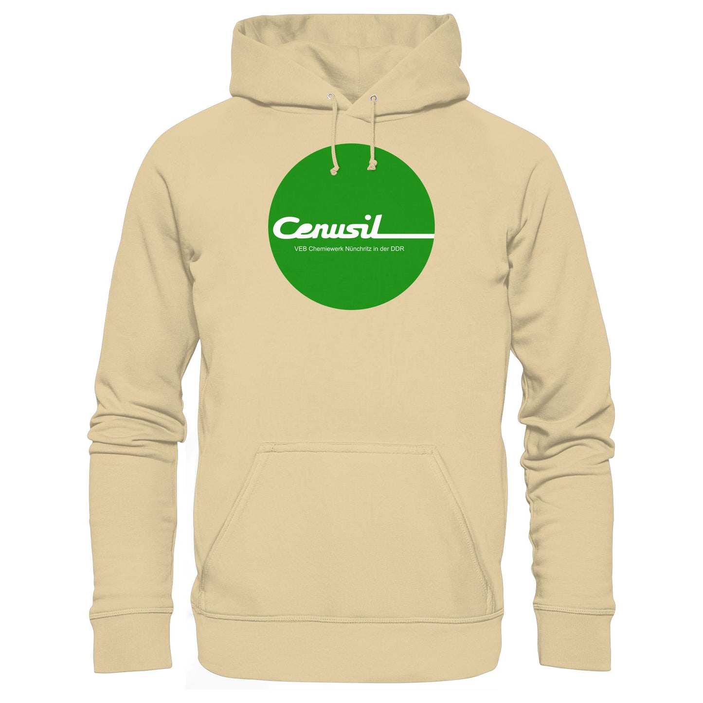 DDR Ostalgie Kapuze / Hoodie Unisex • CENUSIL - VEB CHEMIE NÜNCHRITZ