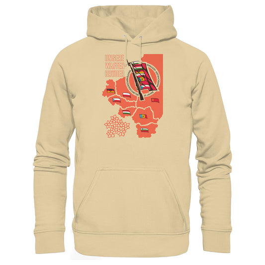 DDR Ostalgie Kapuze / Hoodie Unisex • WAFFENBRÜDERSCHAFT80 - WARSCHAUER VERTRAG
