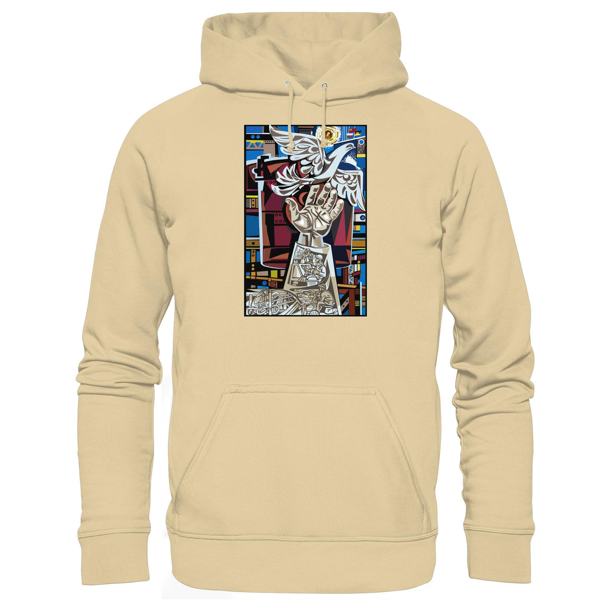 DDR Ostalgie Kapuze / Hoodie Unisex • WALTER WOMACKA - MOSAIK MAGISTRALE EISENHÜTTENSTADT (1965)