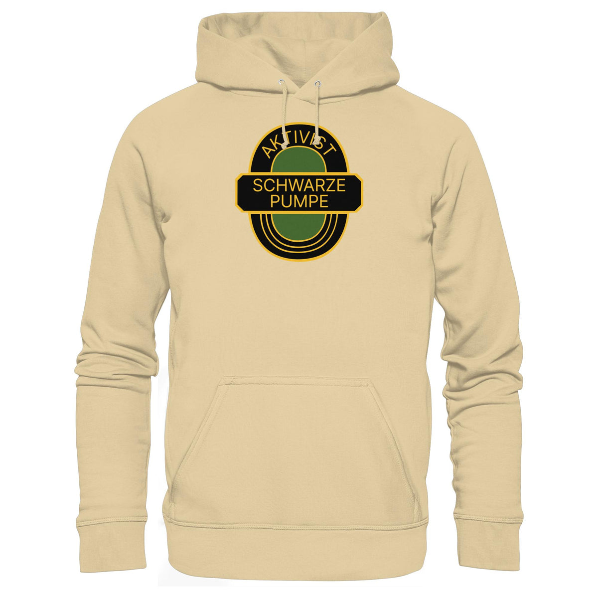 DDR Ostalgie Kapuze / Hoodie Unisex • AKTIVIST SCHWARZE PUMPE