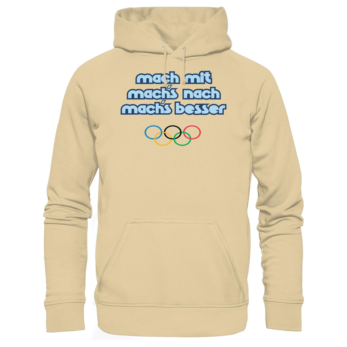 DDR Ostalgie Kapuze / Hoodie Unisex • MACHMIT MACHSNACH MACHSBESSER