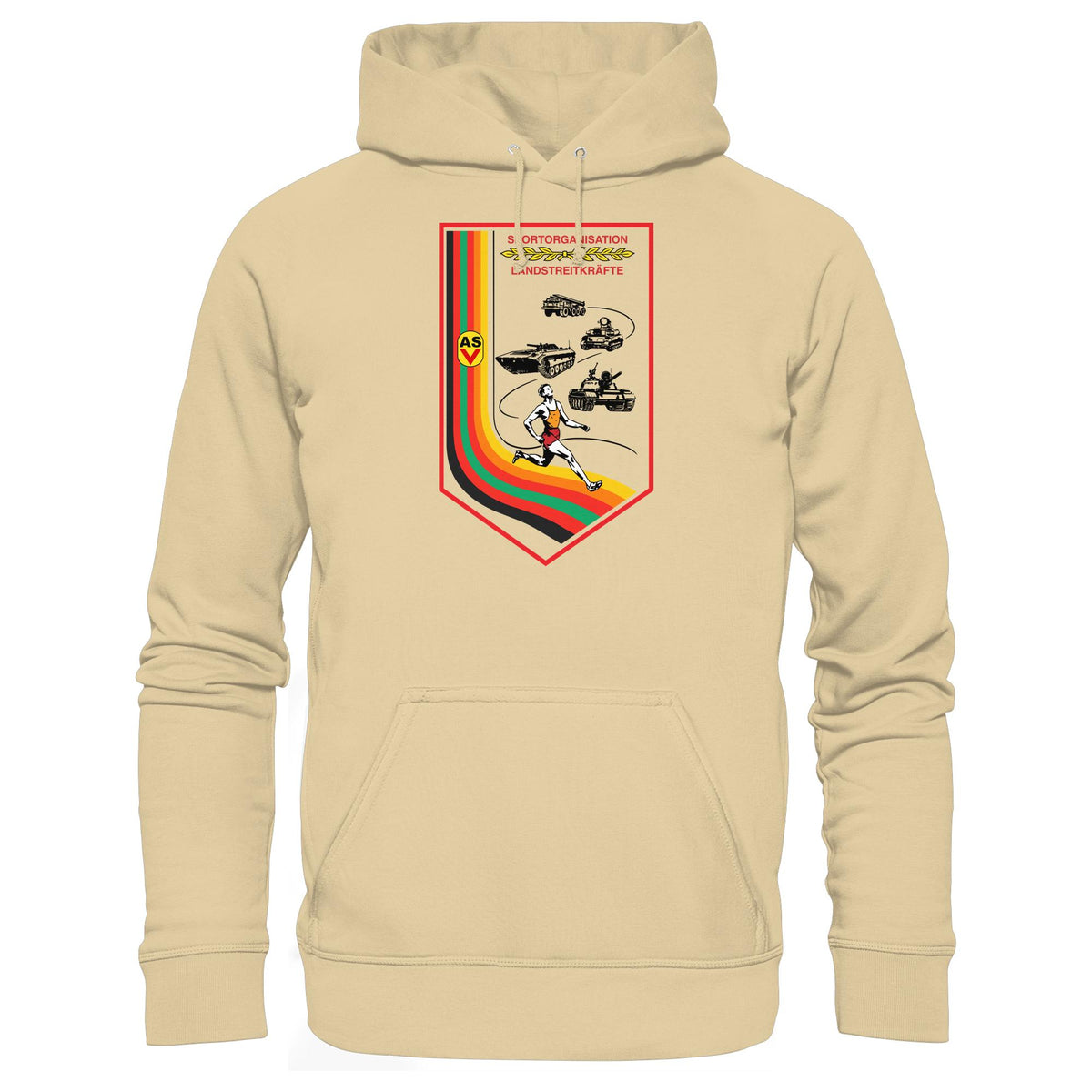 NVA ASV - SPORTORGANISATION LANDSTREITKRÄFTE | DDR Ostalgie Kapuze / Hoodie Unisex