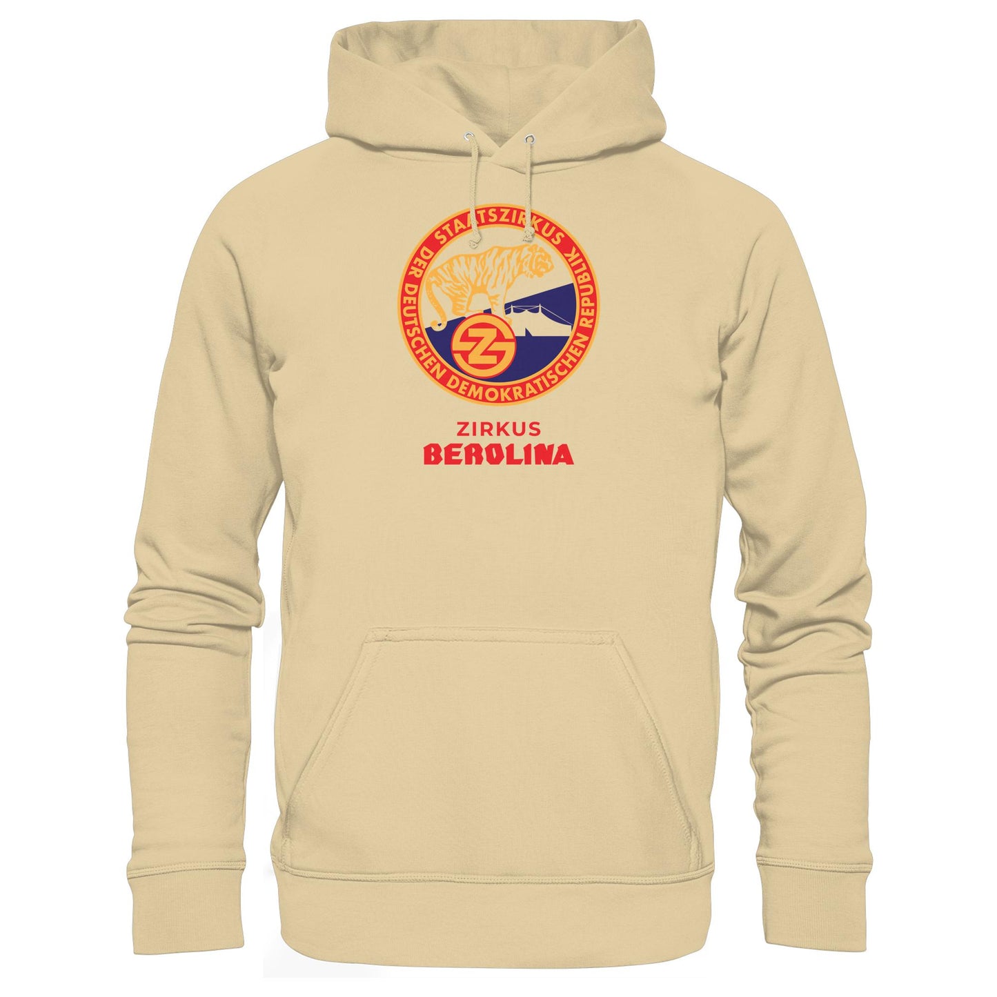 DDR Ostalgie Kapuze / Hoodie Unisex • DDR STAATSZIRKUS BEROLINA