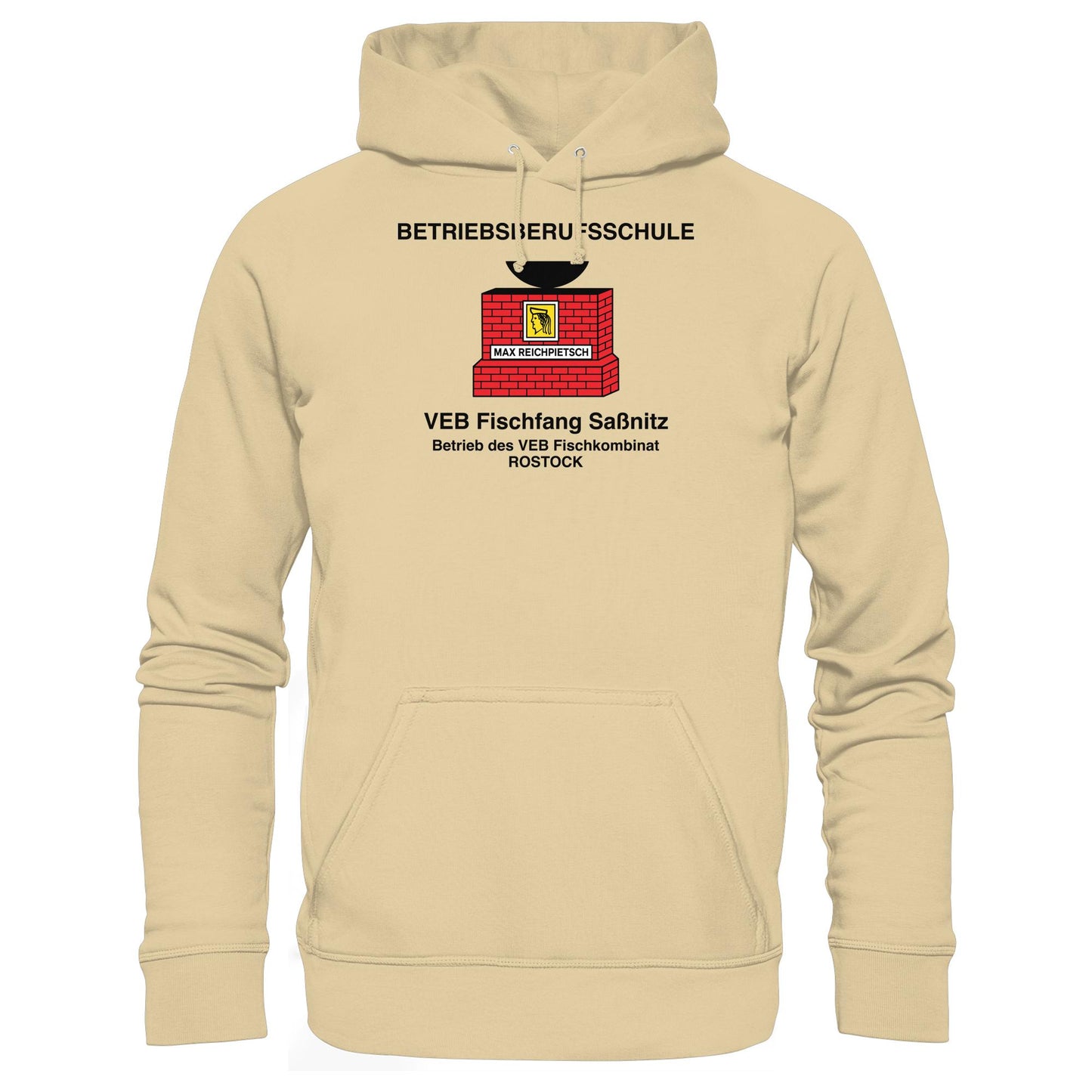 DDR Ostalgie Kapuze / Hoodie Unisex • BETRIEBSBERUFSSCHULE MAX REICHPIETSCH