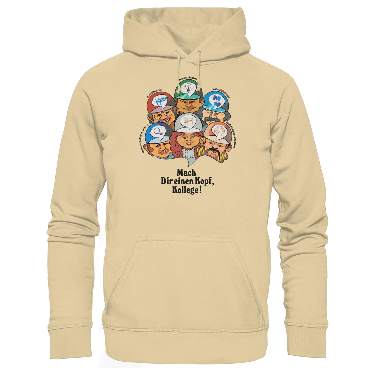 MACH DIR EINEN KOPF, KOLLEGE • DDR Ostalgie Kapuze / Hoodie Unisex