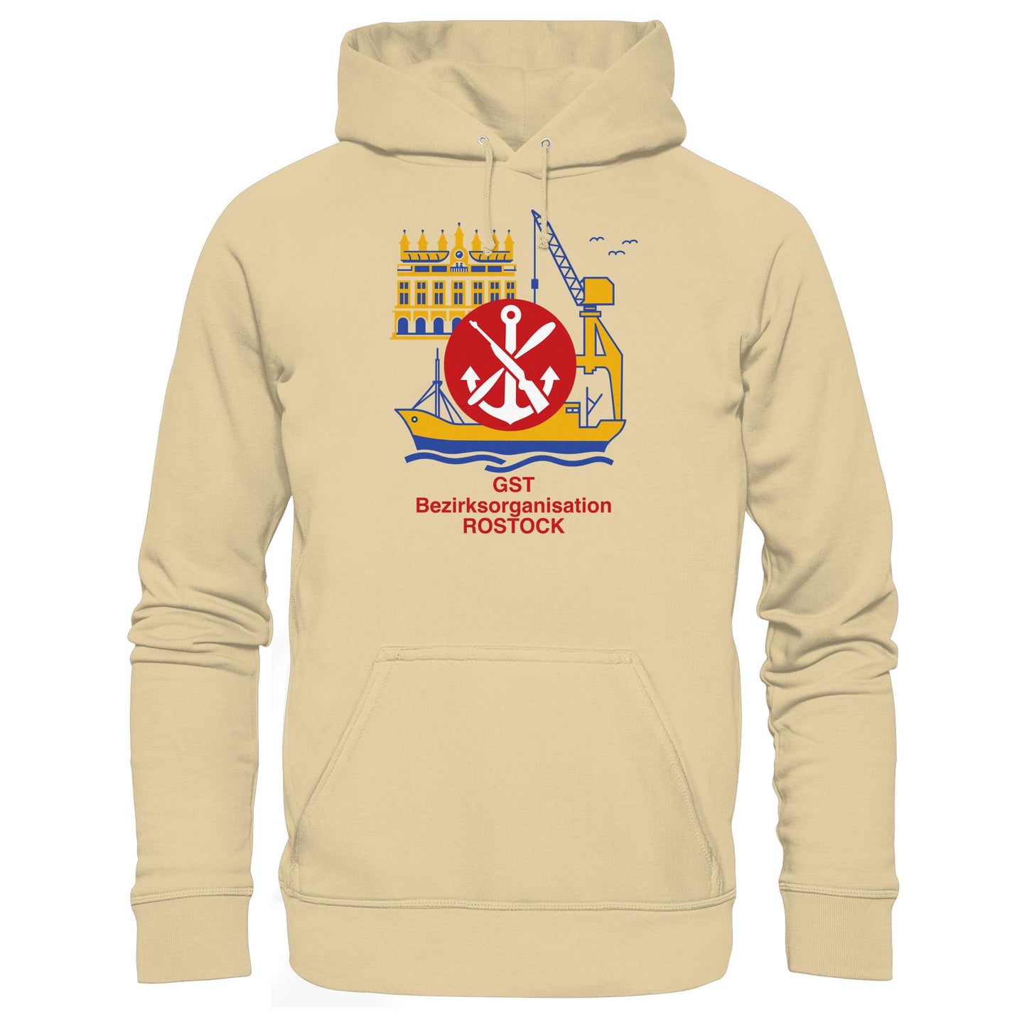 DDR Ostalgie Kapuze / Hoodie Unisex • GST ROSTOCK