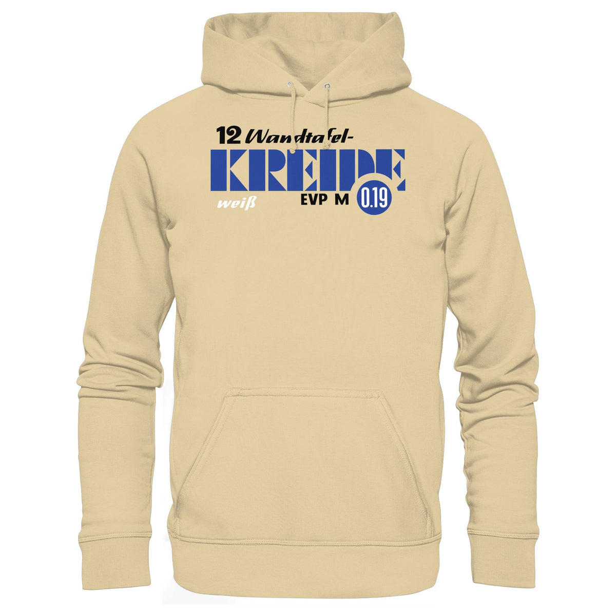 DDR Ostalgie Kapuze / Hoodie Unisex • WANDTAFELKREIDE WEISS