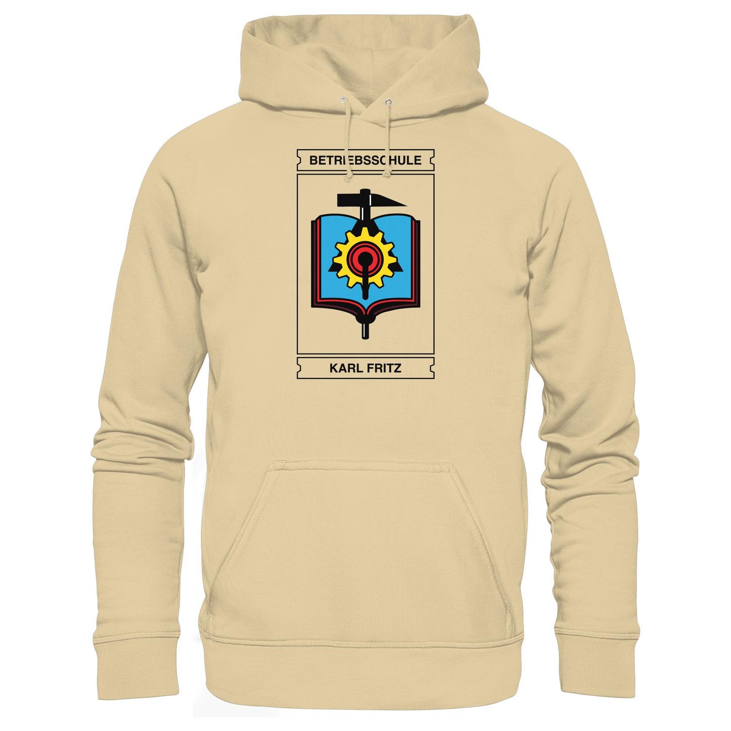 DDR Ostalgie Kapuze / Hoodie Unisex • BETRIEBSSCHULE KARL FRITZ WISMAR