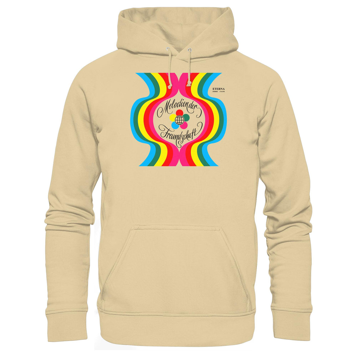 DDR Ostalgie Kapuze / Hoodie Unisex • MELODIEN DER FREUNDSCHAFT ETERNA (ORIGINAL-PLATTENCOVER)