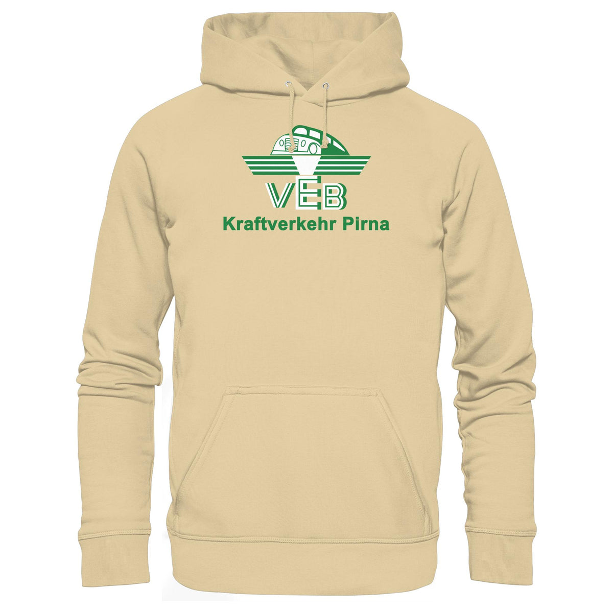 DDR Ostalgie Kapuze / Hoodie Unisex • VEB KRAFTVERKEHR PIRNA
