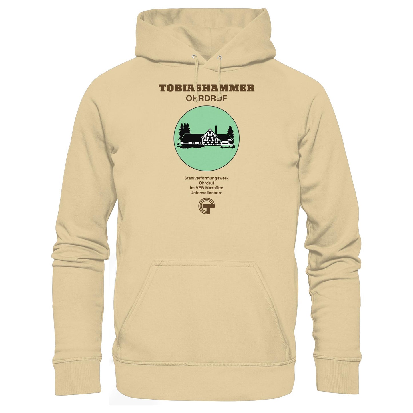 DDR Ostalgie Kapuze / Hoodie Unisex • TOBIASHAMMER OHRDRUF - VEB MAXHÜTTE