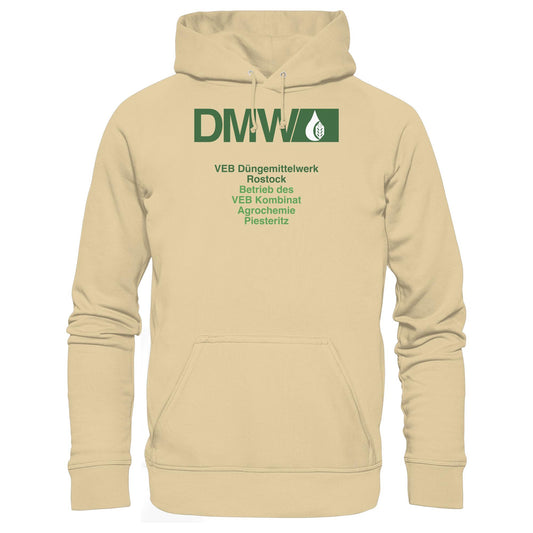 DDR Ostalgie Kapuze / Hoodie Unisex • VEB DÜNGEMITTELWERK ROSTOCK