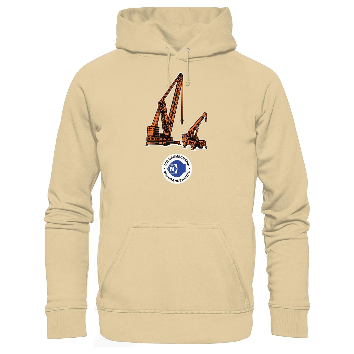 DDR Ostalgie Kapuze / Hoodie Unisex • VEB BAUMECHANIK NEUBRANDENBURG