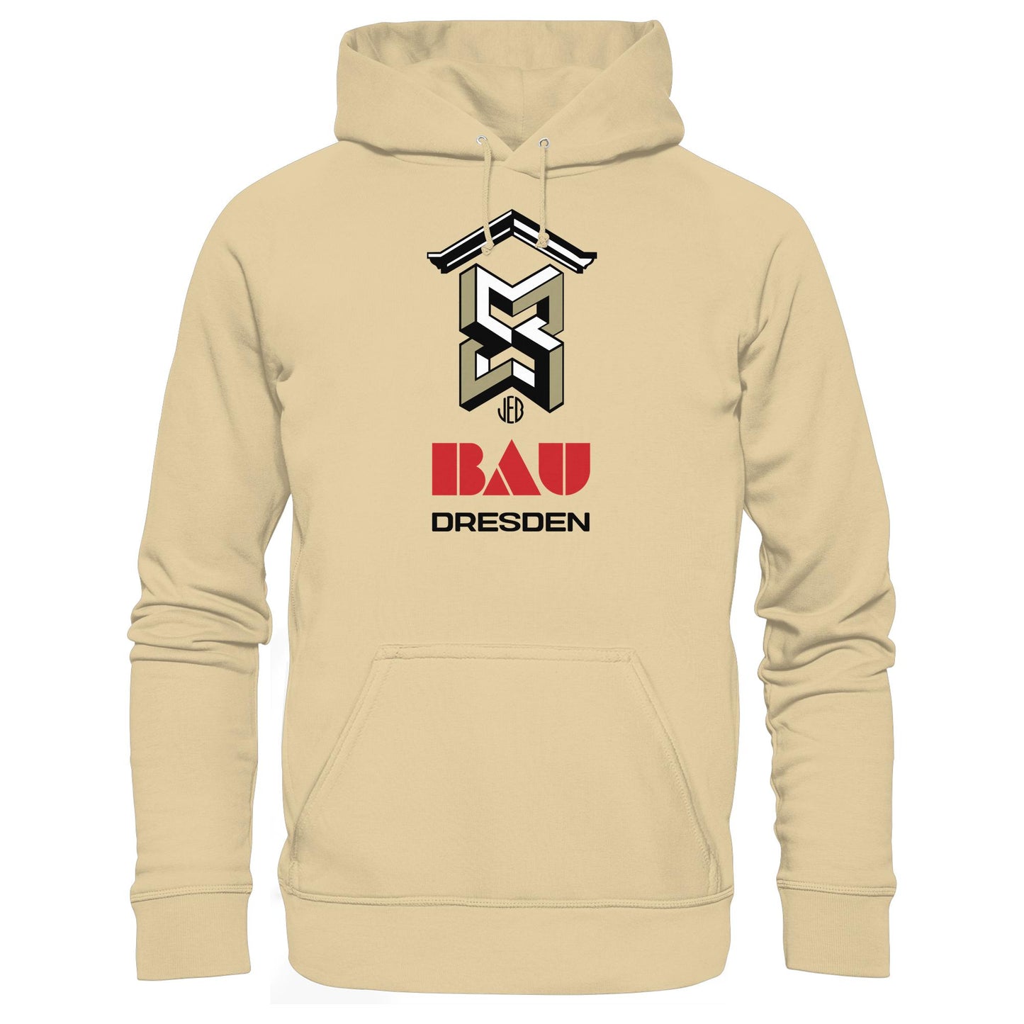 DDR Ostalgie Kapuze / Hoodie Unisex • VEB BAU DRESDEN