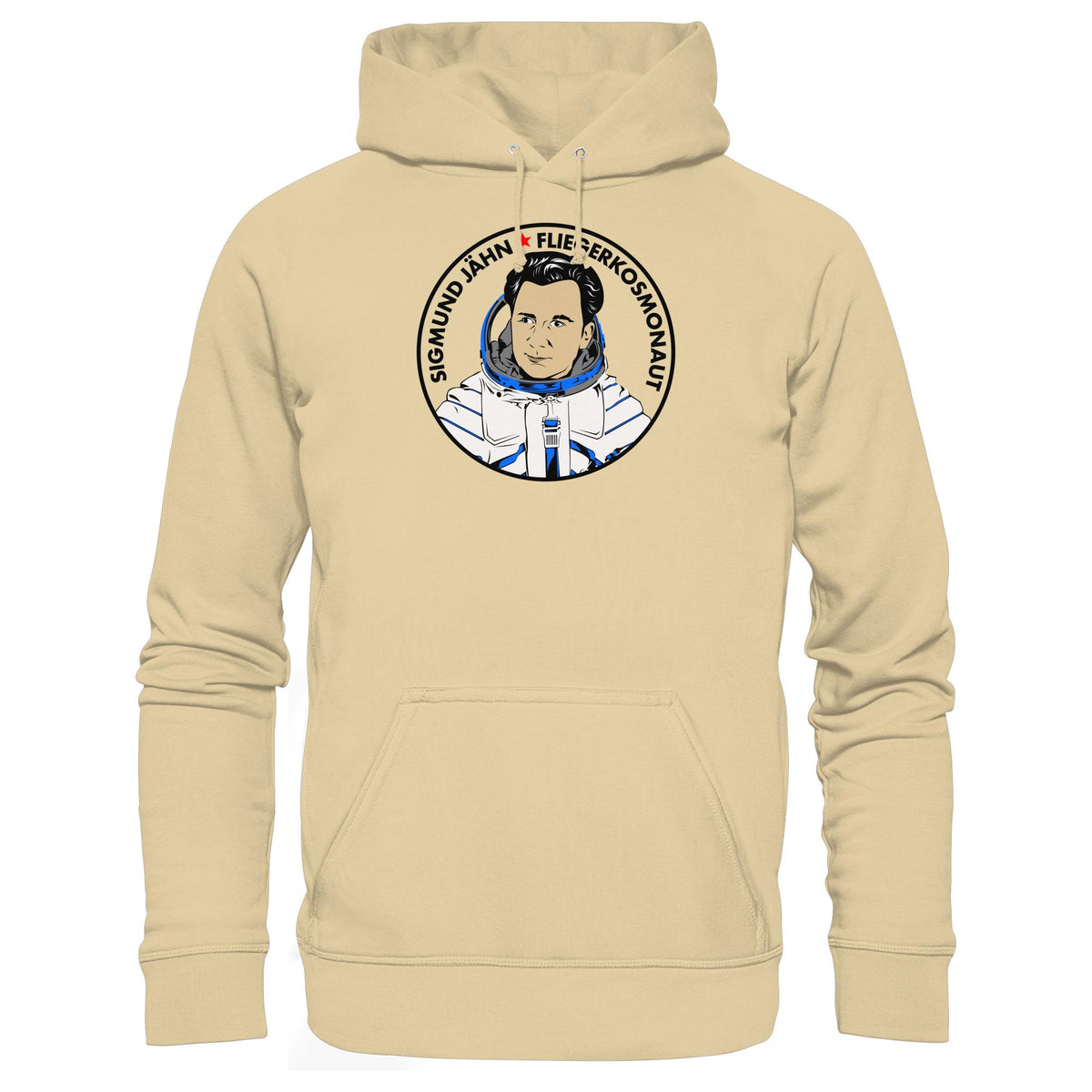 DDR Ostalgie Kapuze / Hoodie Unisex • SIGMUND JÄHN - HELL