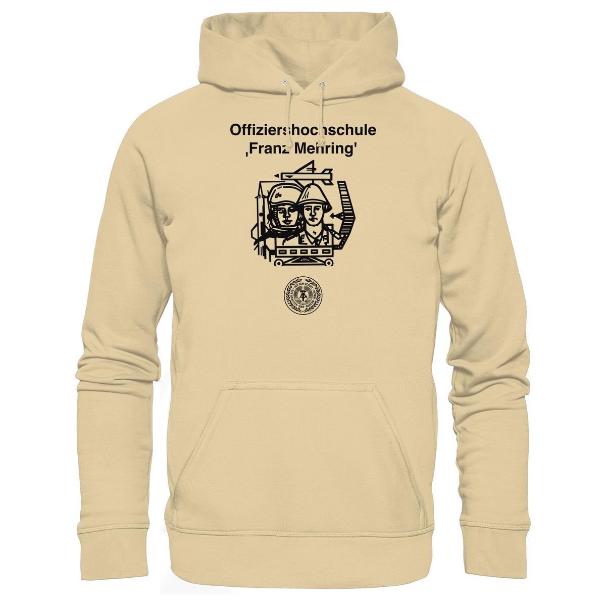 NVA - OFFIZIERSHOCHSCHULE FRANZ MEHRING • DDR Ostalgie Kapuze / Hoodie Unisex