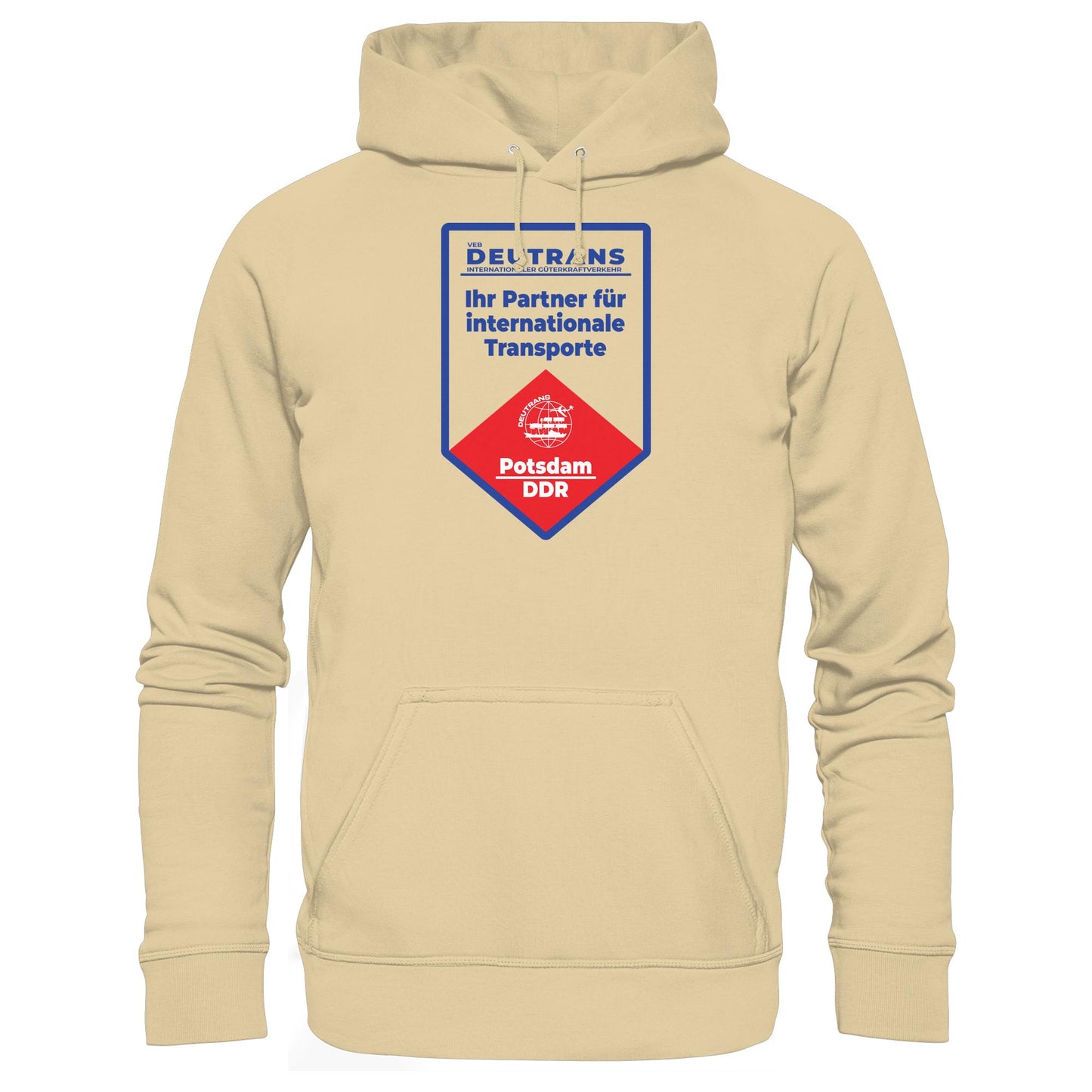 DDR Ostalgie Kapuze / Hoodie Unisex • VEB DEUTRANS - POTSDAM