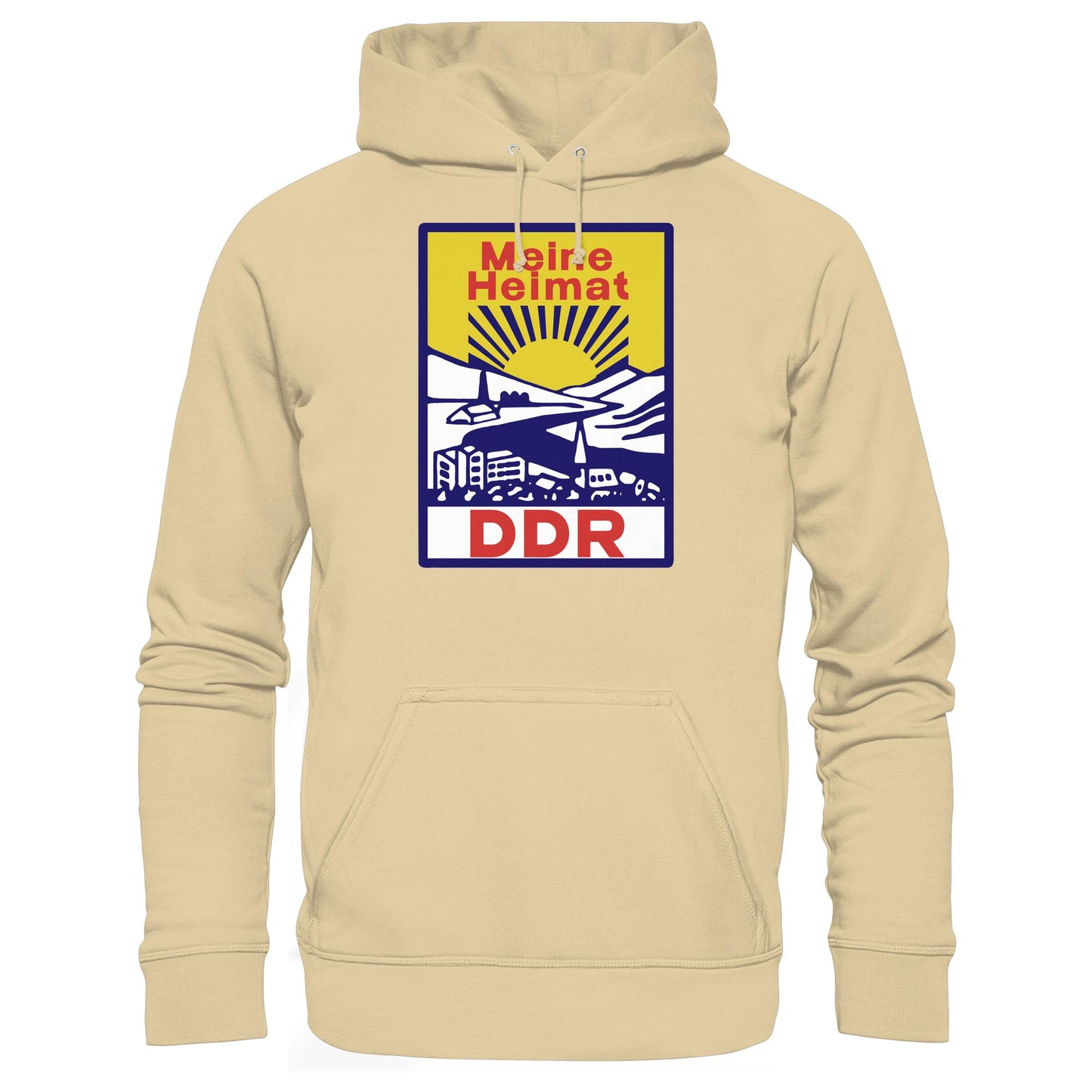 DDR Ostalgie Kapuze / Hoodie Unisex • MEINE HEIMAT DDR