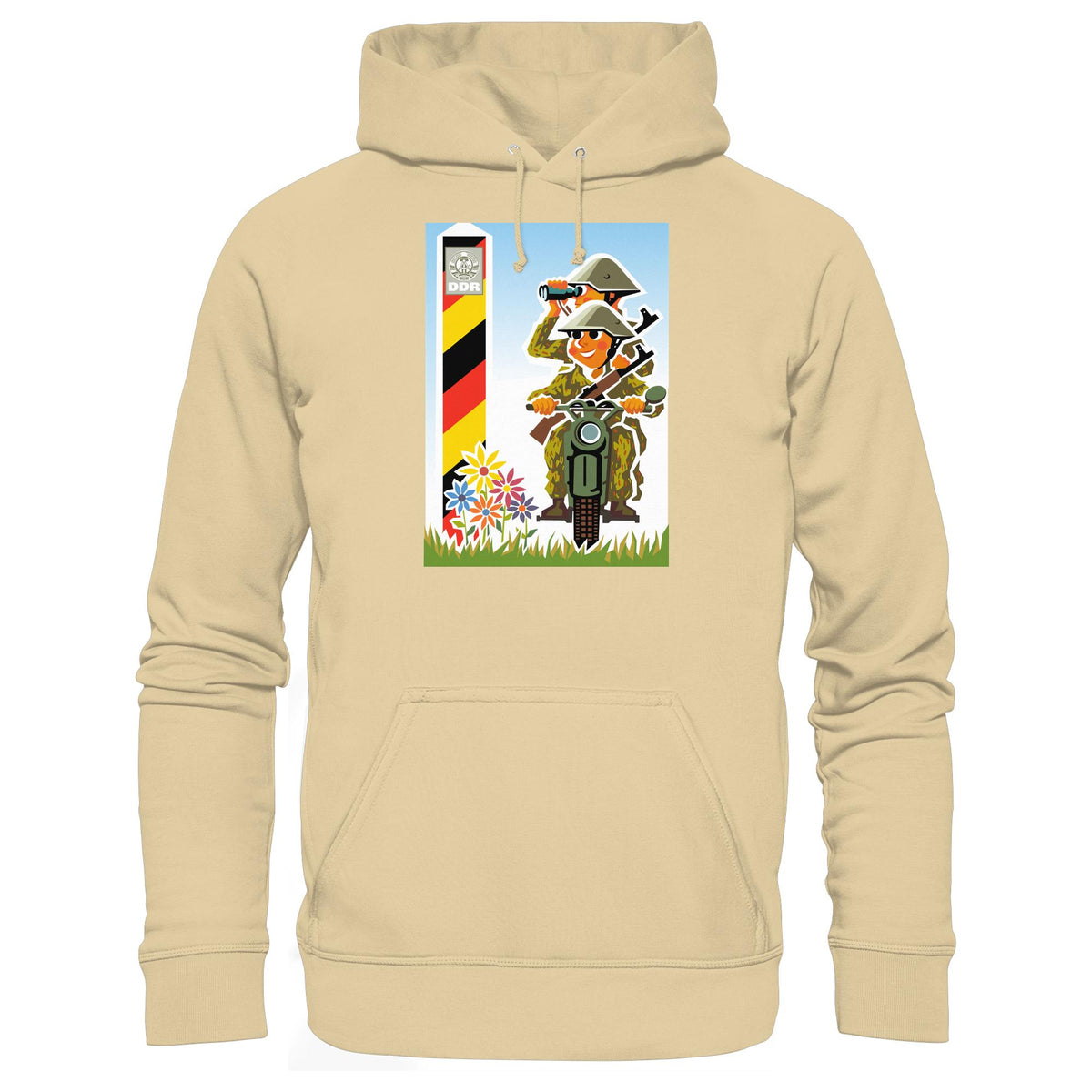 DDR Ostalgie Kapuze / Hoodie Unisex • NVA-GRENZTRUPPEN (ORIGINAL-PLAKAT)