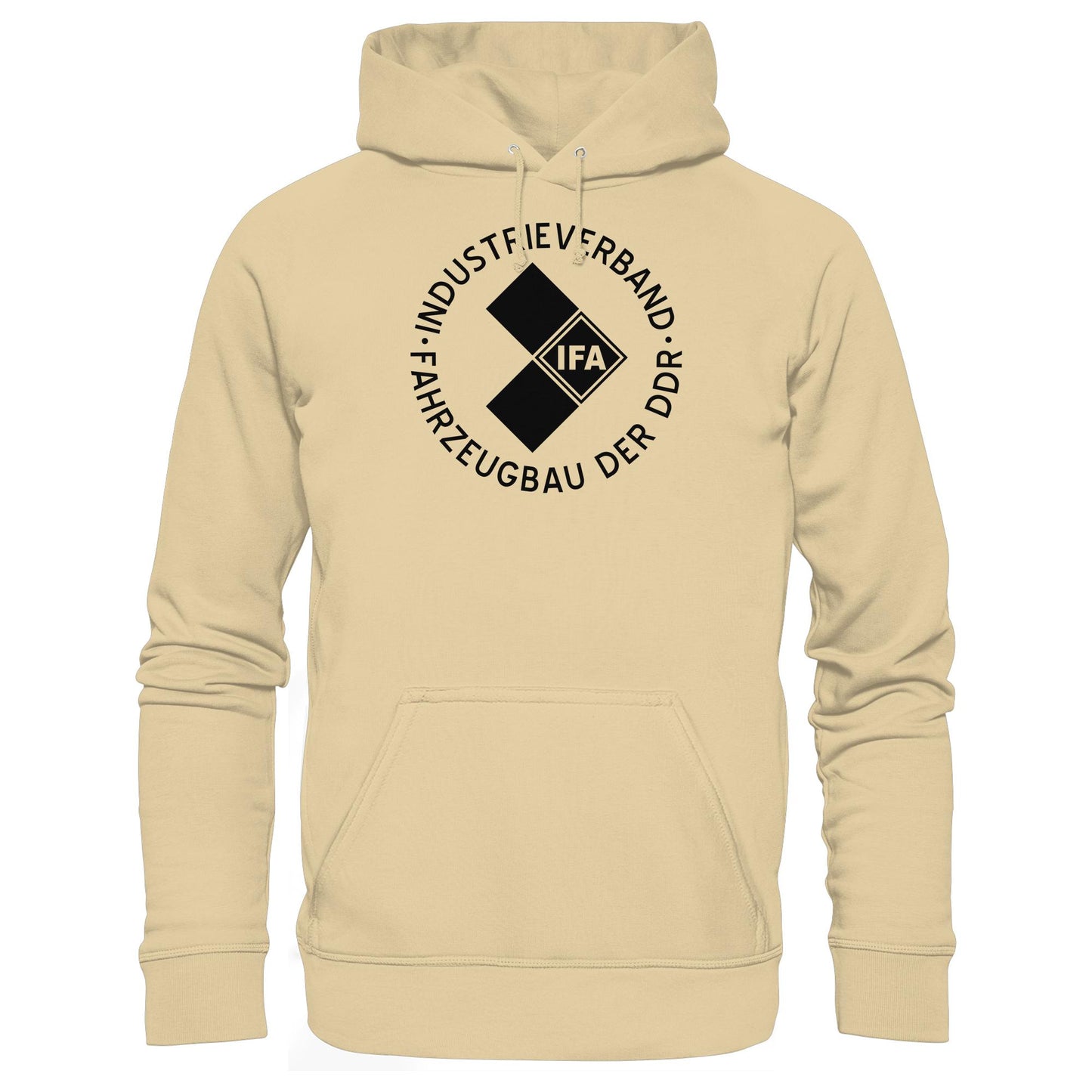 DDR Ostalgie Kapuze / Hoodie Unisex • IFA INDUSTRIEVERBAND FAHRZEUGBAU ( LOGO 1970er) - hell
