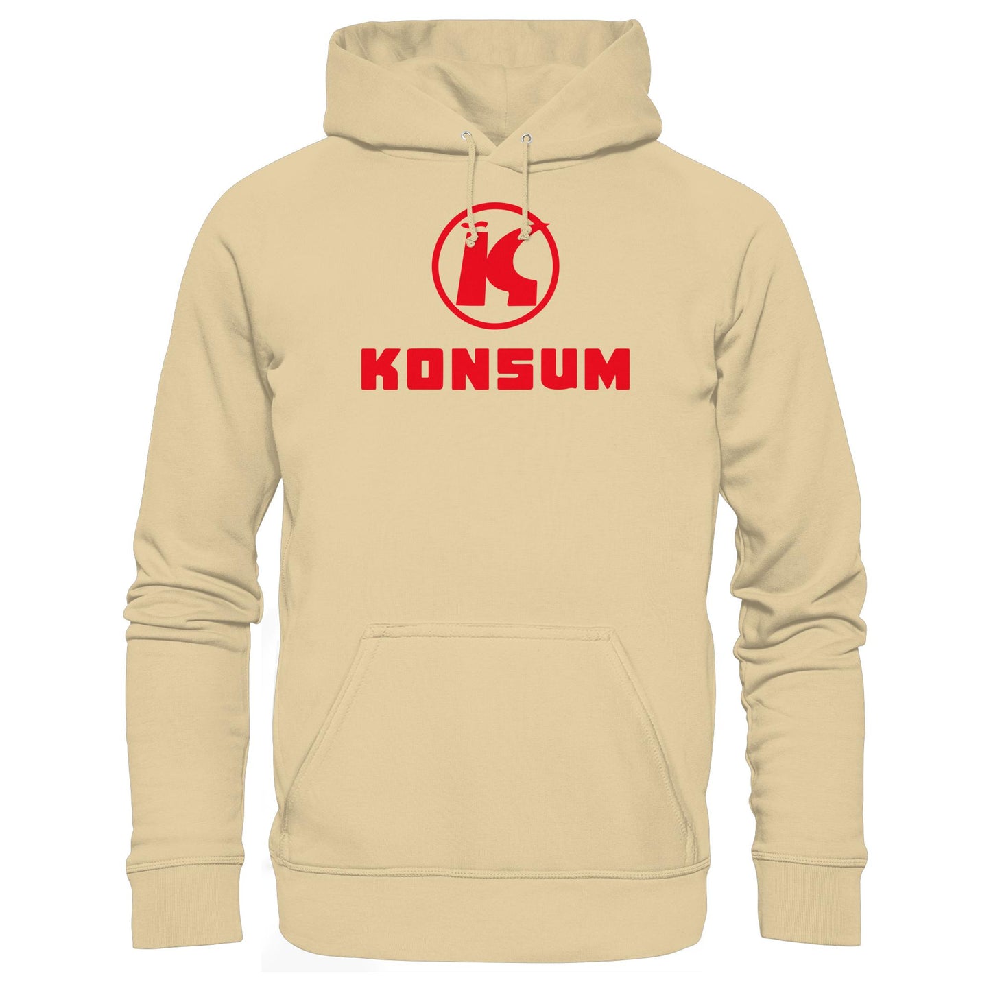 DDR Ostalgie Kapuze / Hoodie Unisex • KONSUM - HELL