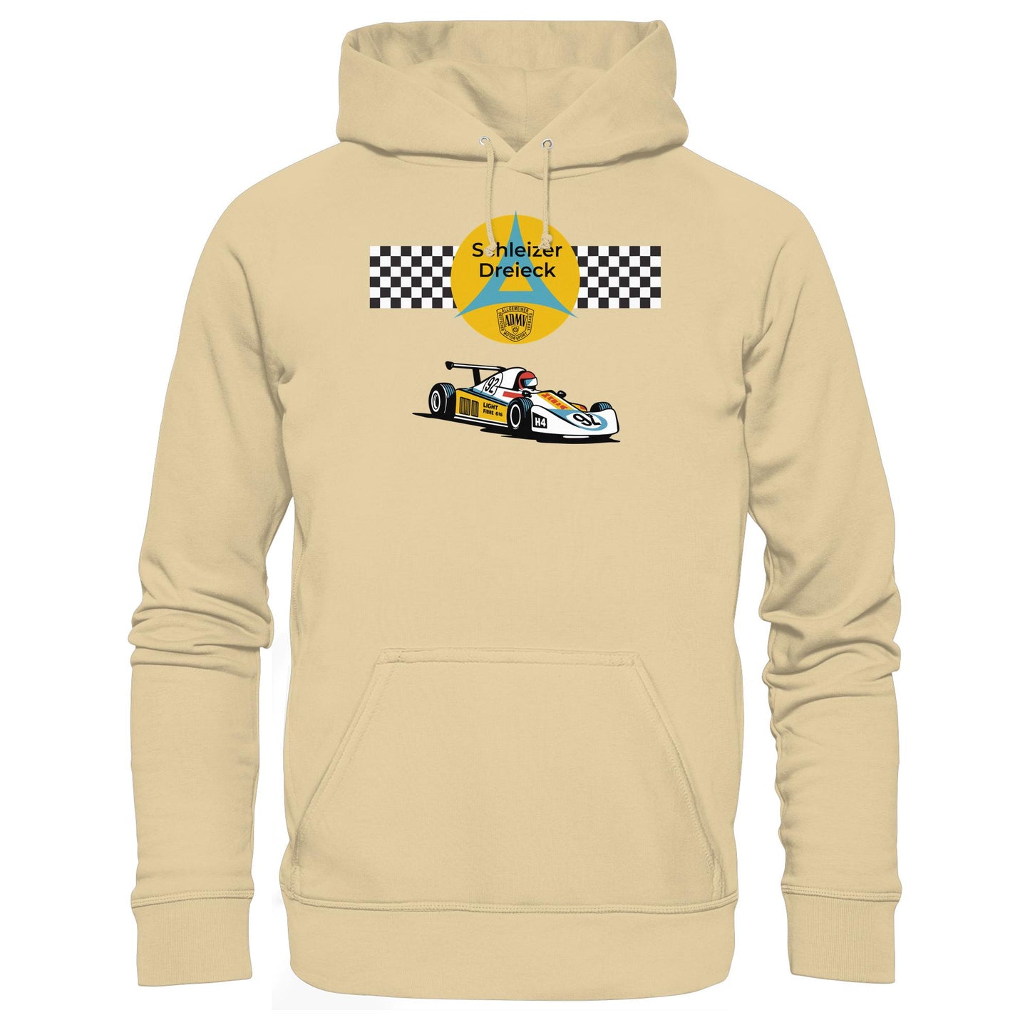 DDR Ostalgie Kapuze / Hoodie Unisex • SCHLEIZER DREIECK DDR (ORIGINAL-WIMPEL)