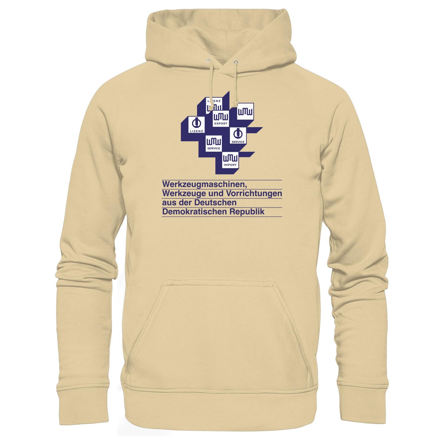 DDR Ostalgie Kapuze / Hoodie Unisex • WMW WERKZEUGMASCHINEN DER DDR