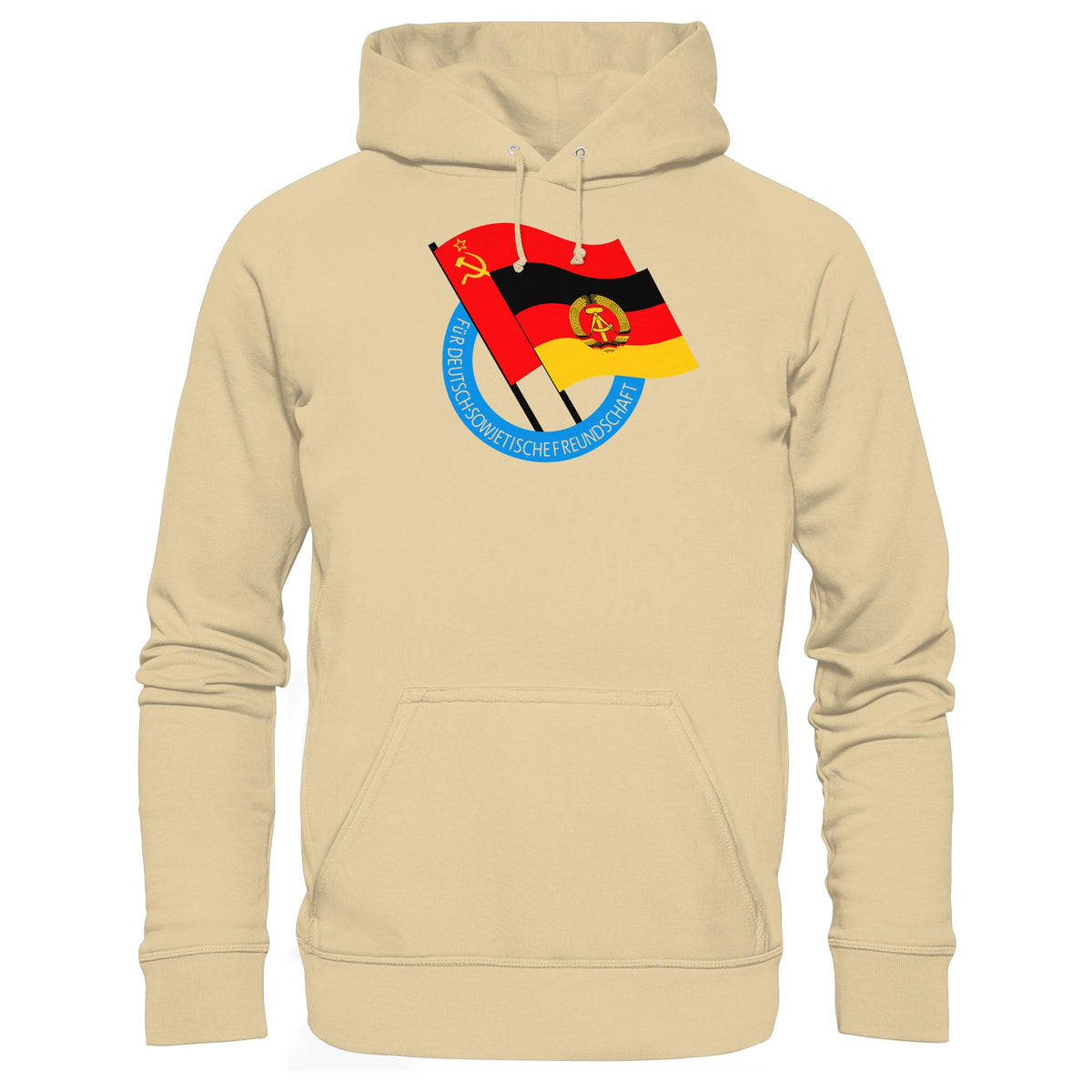 DDR Ostalgie Kapuze / Hoodie Unisex • DEUTSCH SOWJETISCHE FREUNDSCHAFT