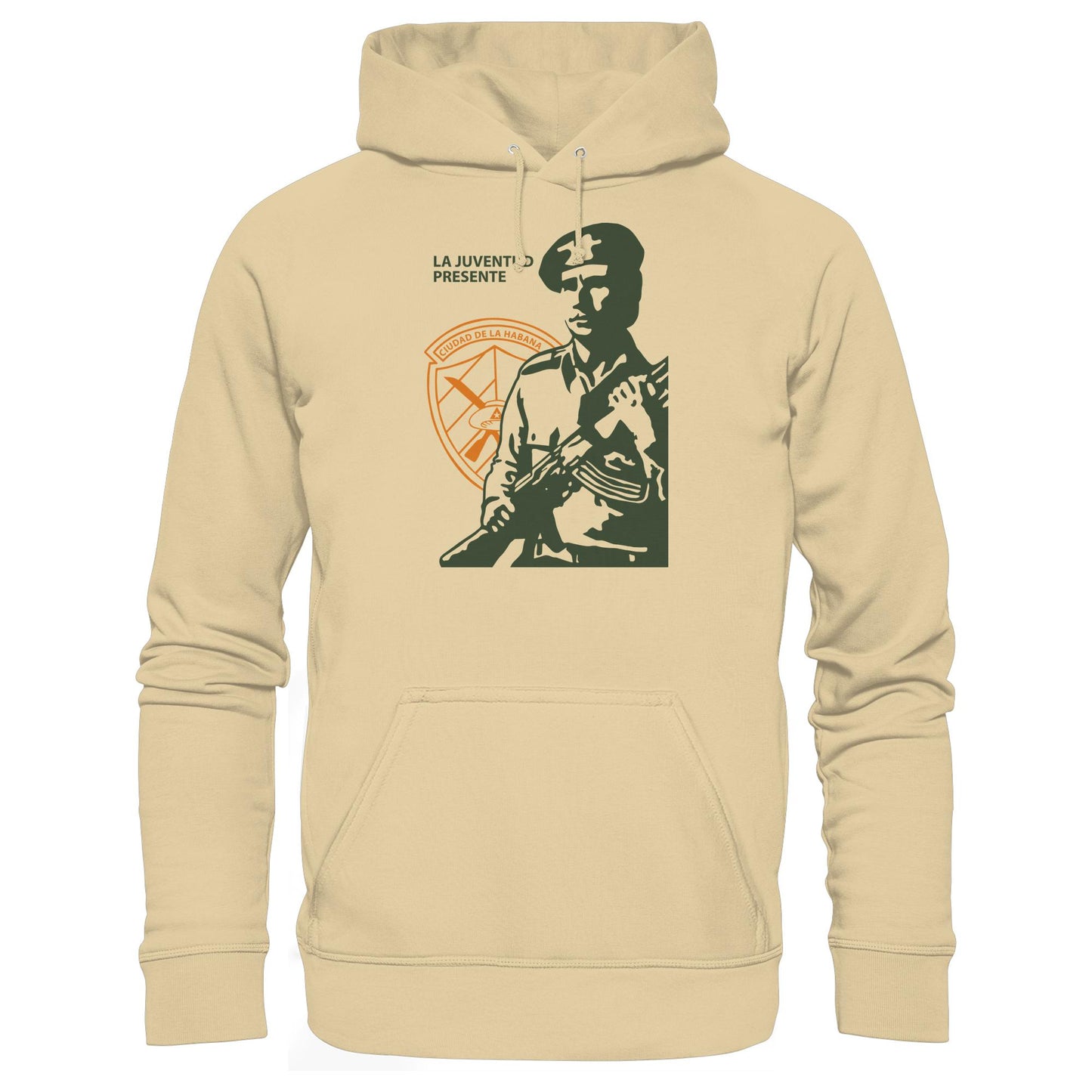 DDR Ostalgie Kapuze / Hoodie Unisex • LA JUVENTUD PRESENTE CIUDAD DE LA HABANA (DIE JUGEND HAVANNAS IST AKTIV)