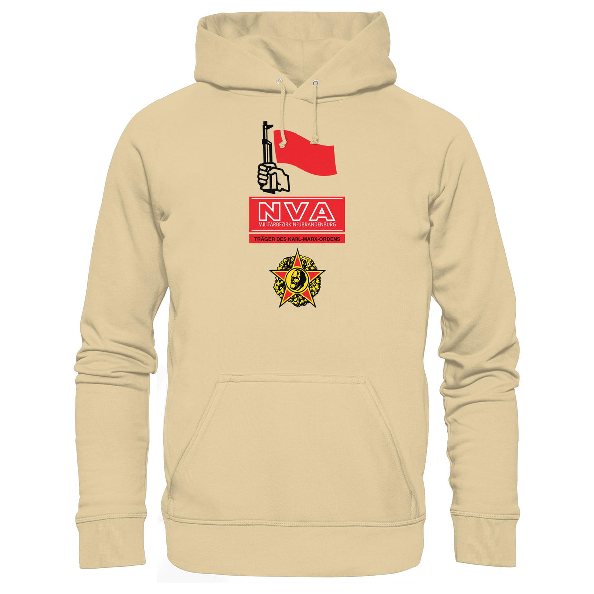 DDR Ostalgie Kapuze / Hoodie Unisex • NVA - MILITÄRBEZIRK NEUBRANDENBURG