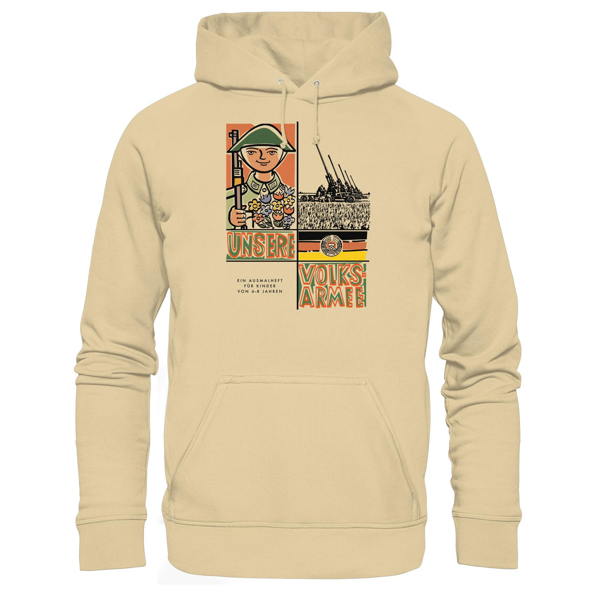 NVA - UNSERE VOLKSARMEE (AUSMALHEFT) | DDR Ostalgie Kapuze / Hoodie Unisex