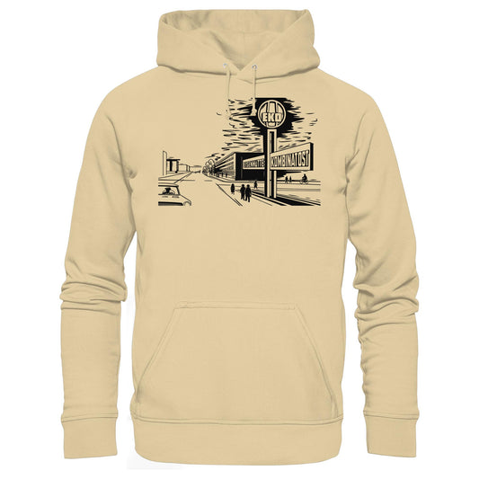 DDR Ostalgie Kapuze / Hoodie Unisex • EISENHÜTTENKOMBINAT OST (EKO) - ORIGINAL POSTSTEMPEL