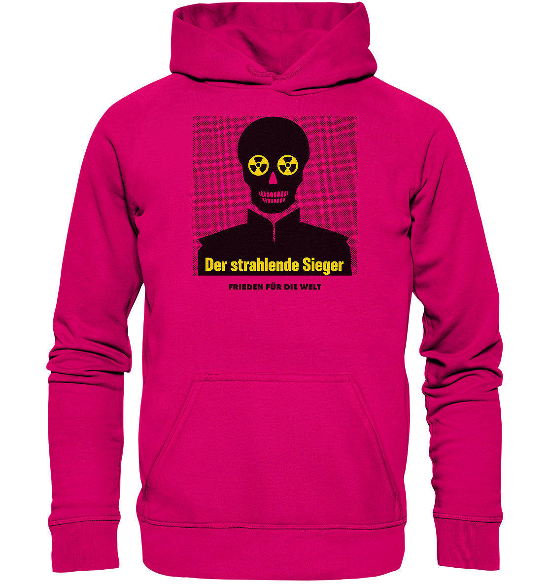 DDR Ostalgie Kapuze / Hoodie Unisex • DER STRAHLENDE SIEGER - FRIEDEN FÜR DIE WELT!