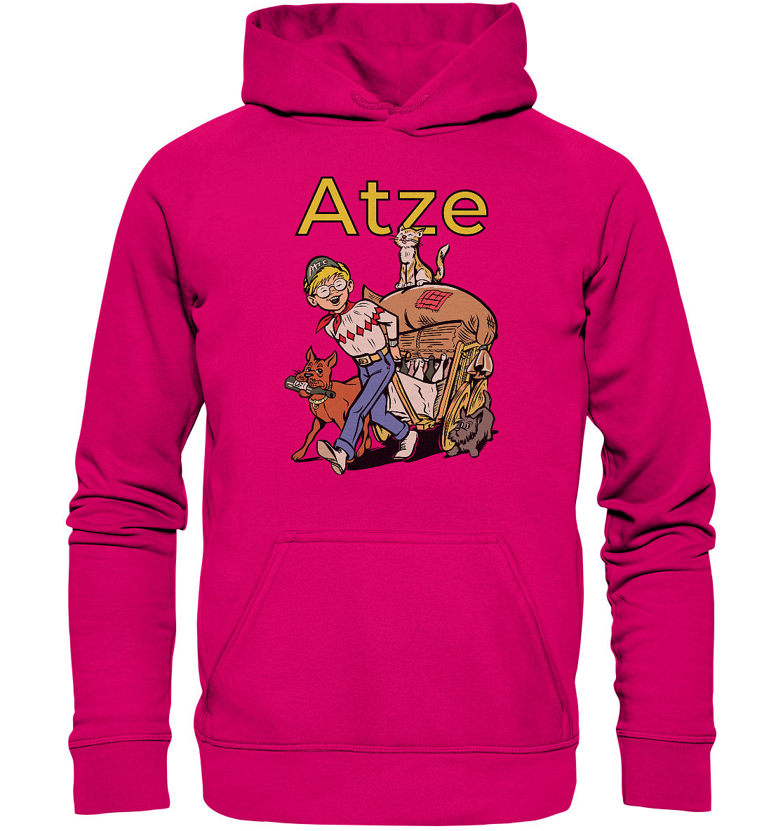 DDR Ostalgie Kapuze / Hoodie Unisex • ATZE - TITEL ALTSTOFFE
