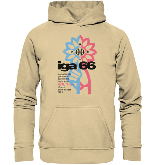 DDR Ostalgie Kapuze / Hoodie Unisex • IGA ERFURT 1966