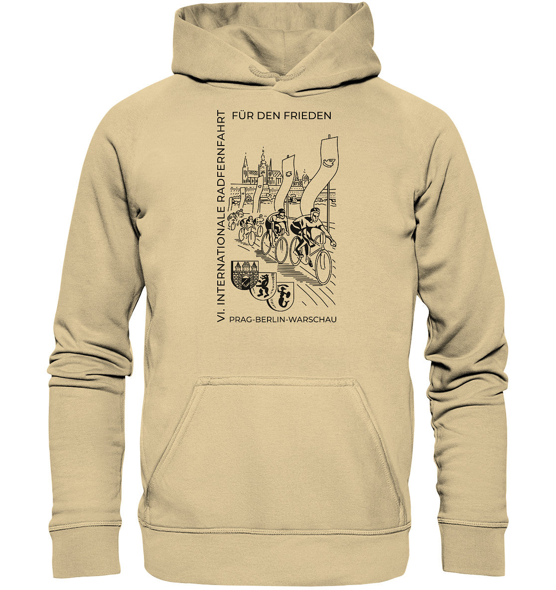 DDR Ostalgie Kapuze / Hoodie Unisex • 6. INTERNATIONALE FRIEDENSFAHRT - Basic Unisex Hoodie